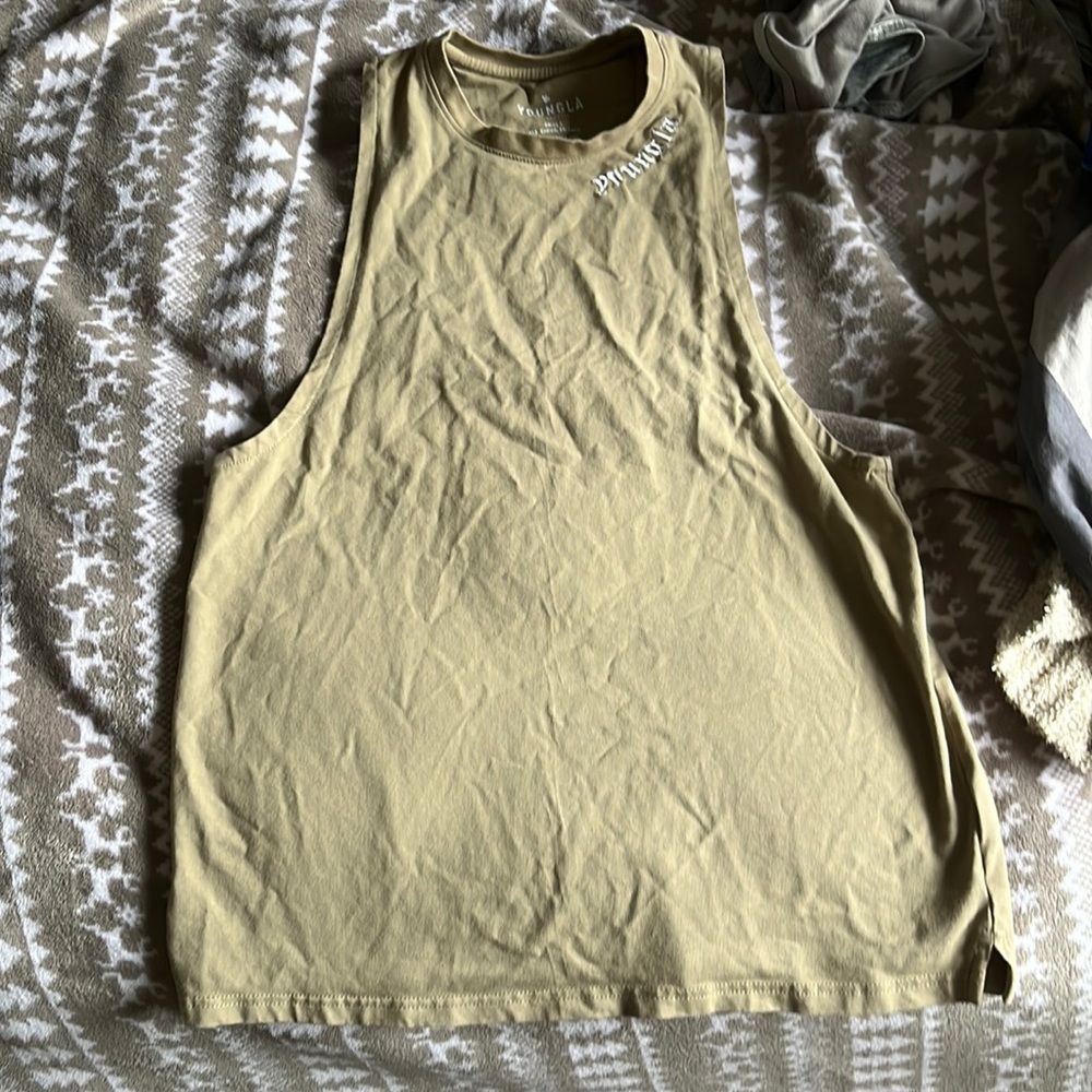 YoungLa 303 Old English Tank - Tan